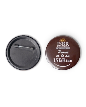 Proud to be an ISBRian Button Badge